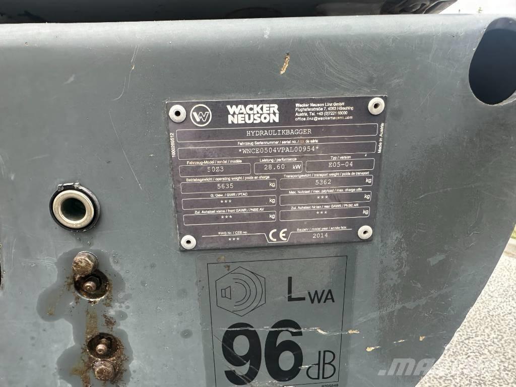 Wacker Neuson 50 Z3 Εκσκαφάκι (διαβολάκι) < 7t