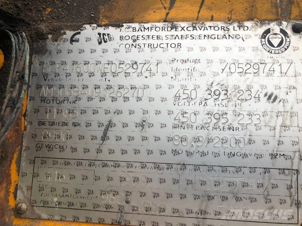 JCB 416 B FOR PARTS Φορτωτές με λάστιχα (Τροχοφόροι)