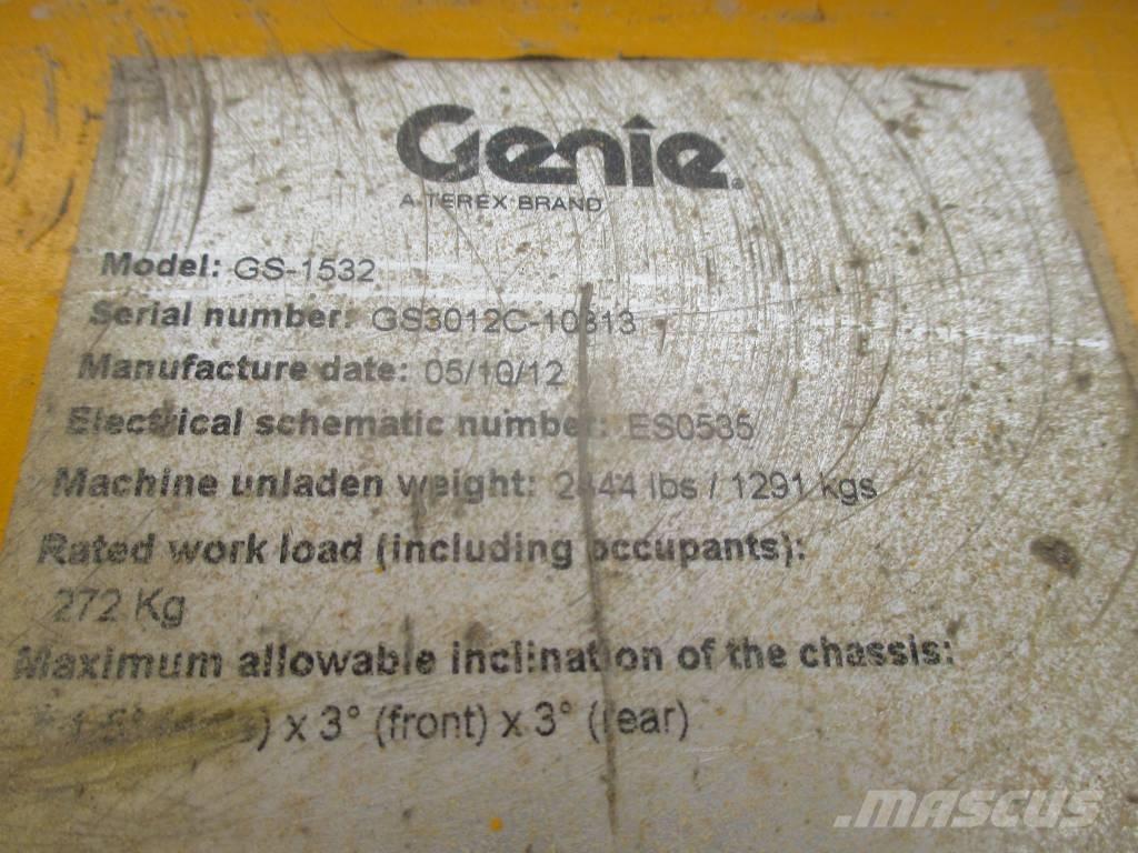 Genie GS 1532 Ανυψωτήρες ψαλιδωτής άρθρωσης