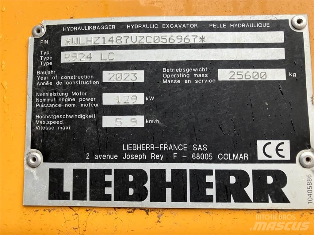 Liebherr R924 Εκσκαφείς με ερπύστριες