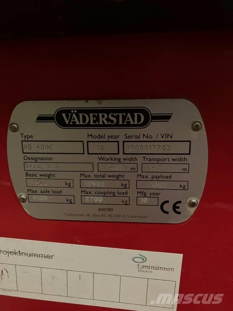 Väderstad Rapid400C Συνδυαστικοί σπορείς