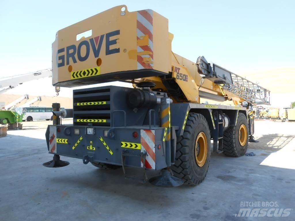 Grove RT 650 E Γερανοί ανώμαλου εδάφους