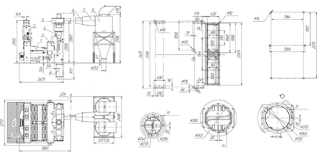  EL GRAIN SVR-30/2 Εξοπλισμός καθαρισμού σπόρων