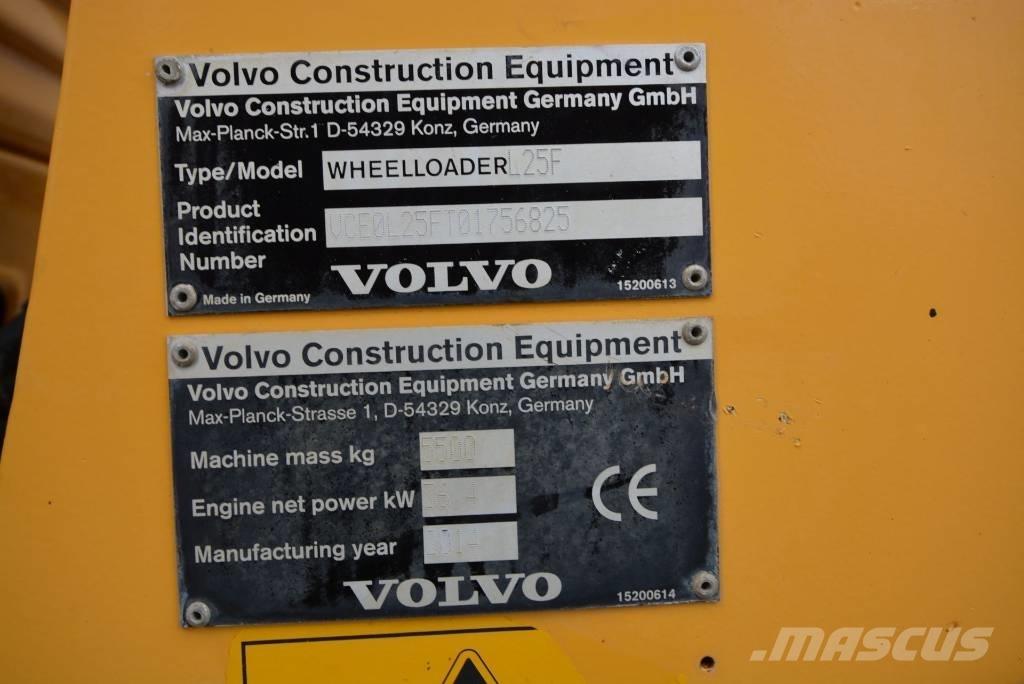 Volvo L 25 F Φορτωτές με λάστιχα (Τροχοφόροι)