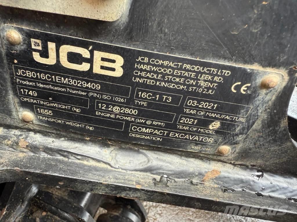 JCB 16 C-1 Εκσκαφάκι (διαβολάκι) < 7t