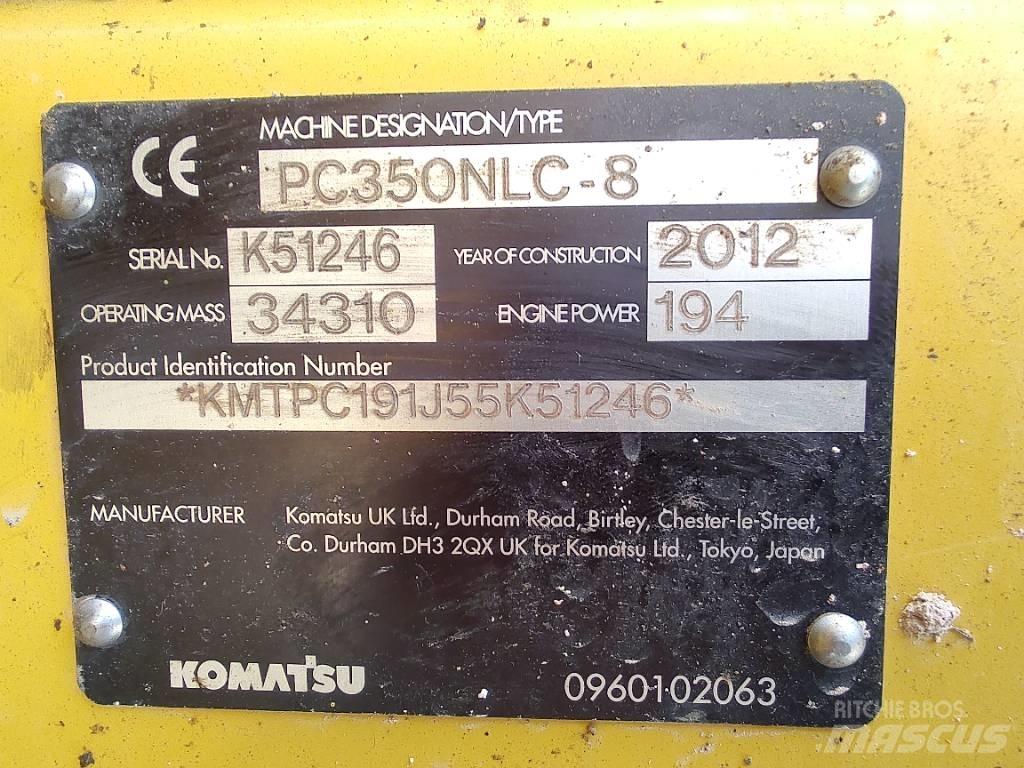 Komatsu PC 350 Εκσκαφείς με ερπύστριες