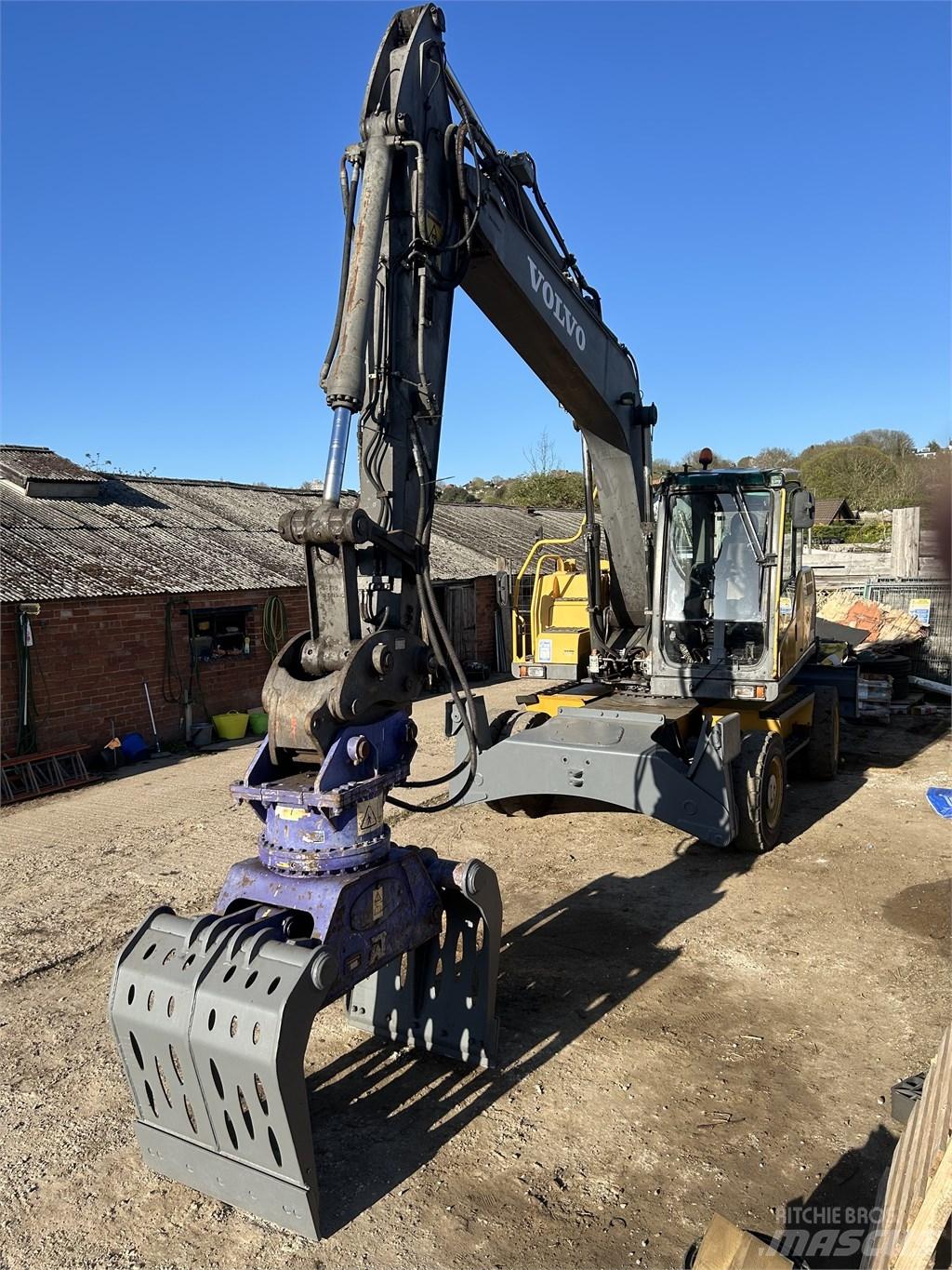  Excavator Volvo Εκσκαφείς με τροχούς - λάστιχα