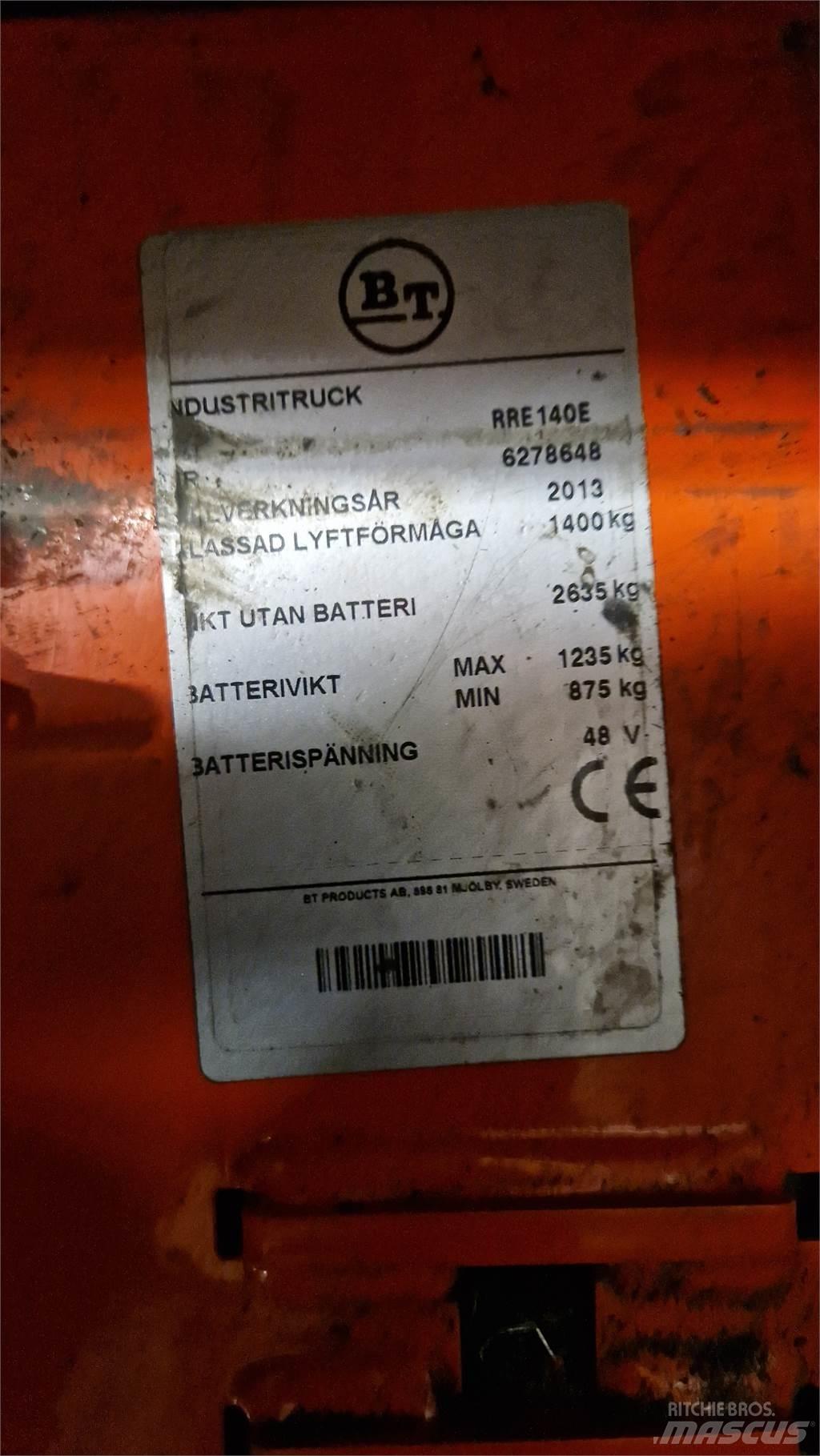 BT RRE140E Ανυψωτικά στενών δρόμων