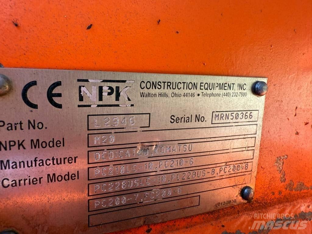 NPK M20G Θραυστήρες κατασκευών