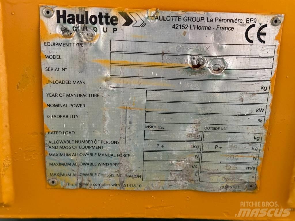 Haulotte OPTIMUM 8 Ανυψωτήρες ψαλιδωτής άρθρωσης