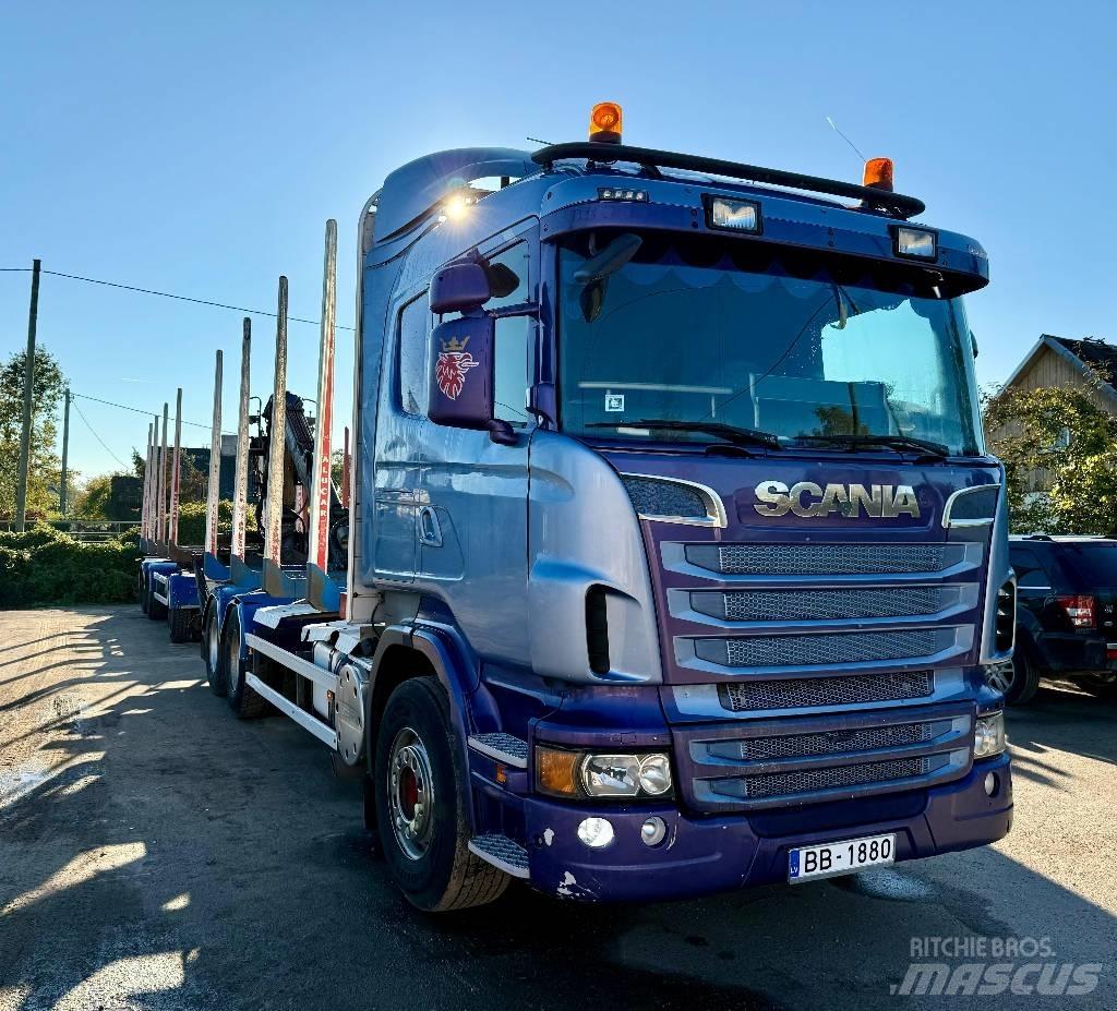 Scania R 500 Φορτηγά ξυλείας