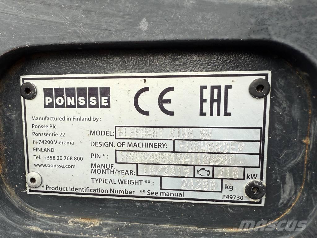 Ponsse Elephant King Μεταφορείς ξυλείας