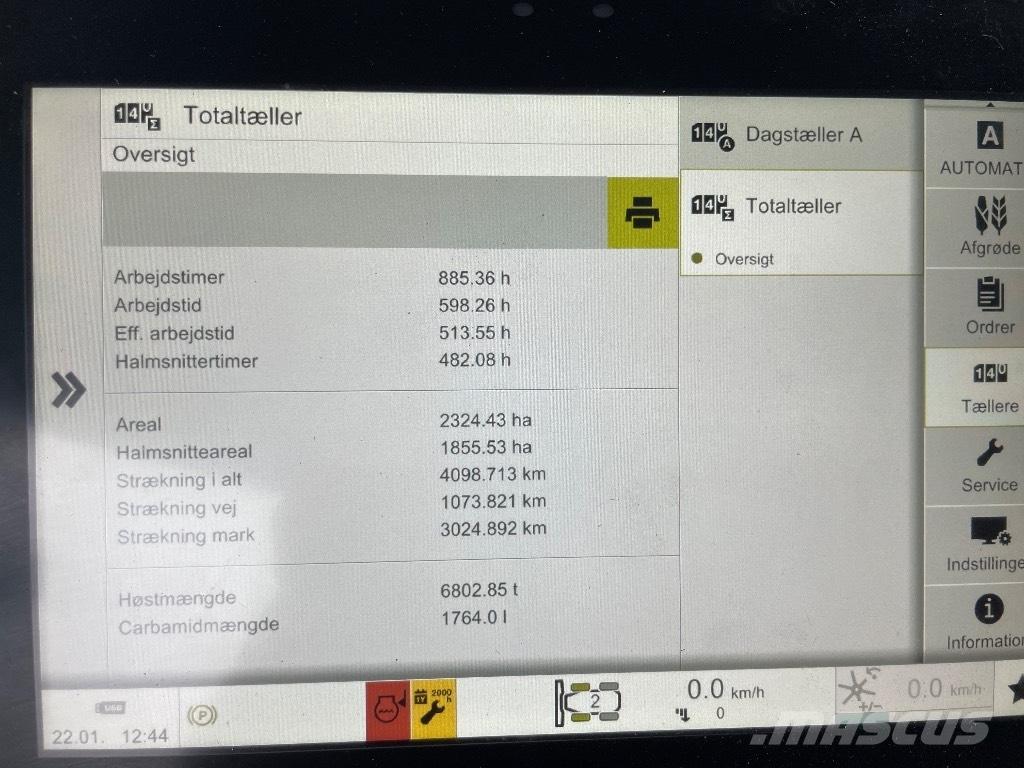 CLAAS Lexion 6900 TT Θεριζοαλωνιστικές μηχανές