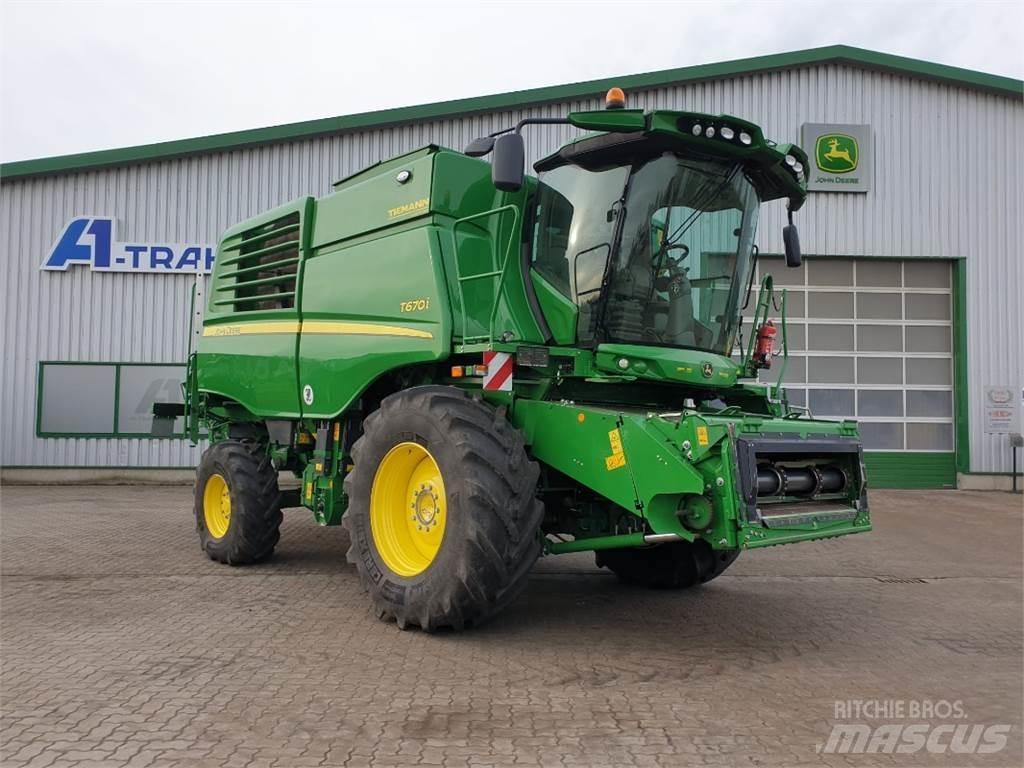 John Deere T670 Θεριζοαλωνιστικές μηχανές