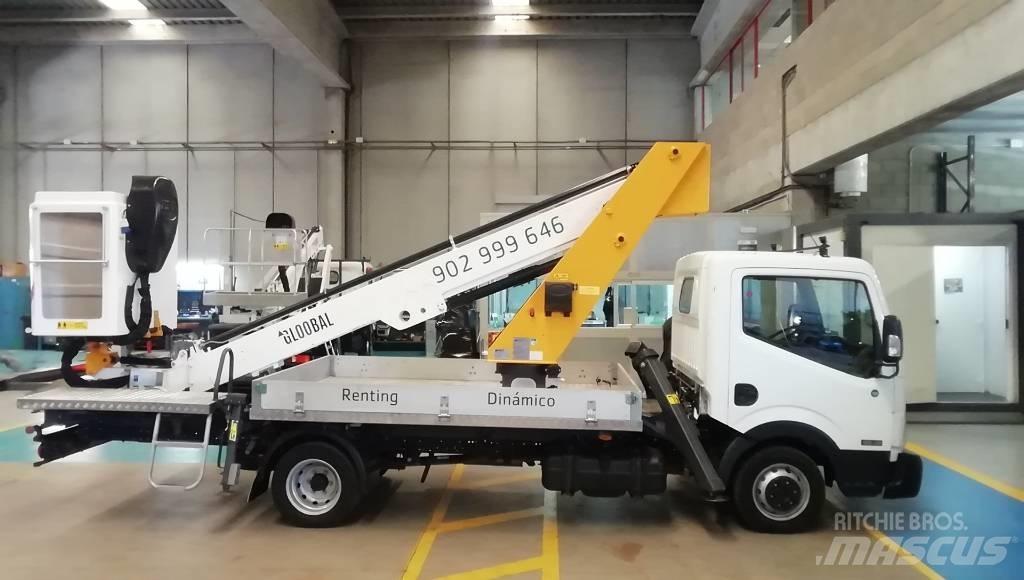 Nissan CABSTAR NT400 Εναέριες πλατφόρμες τοποθετημένες σε φορτηγό