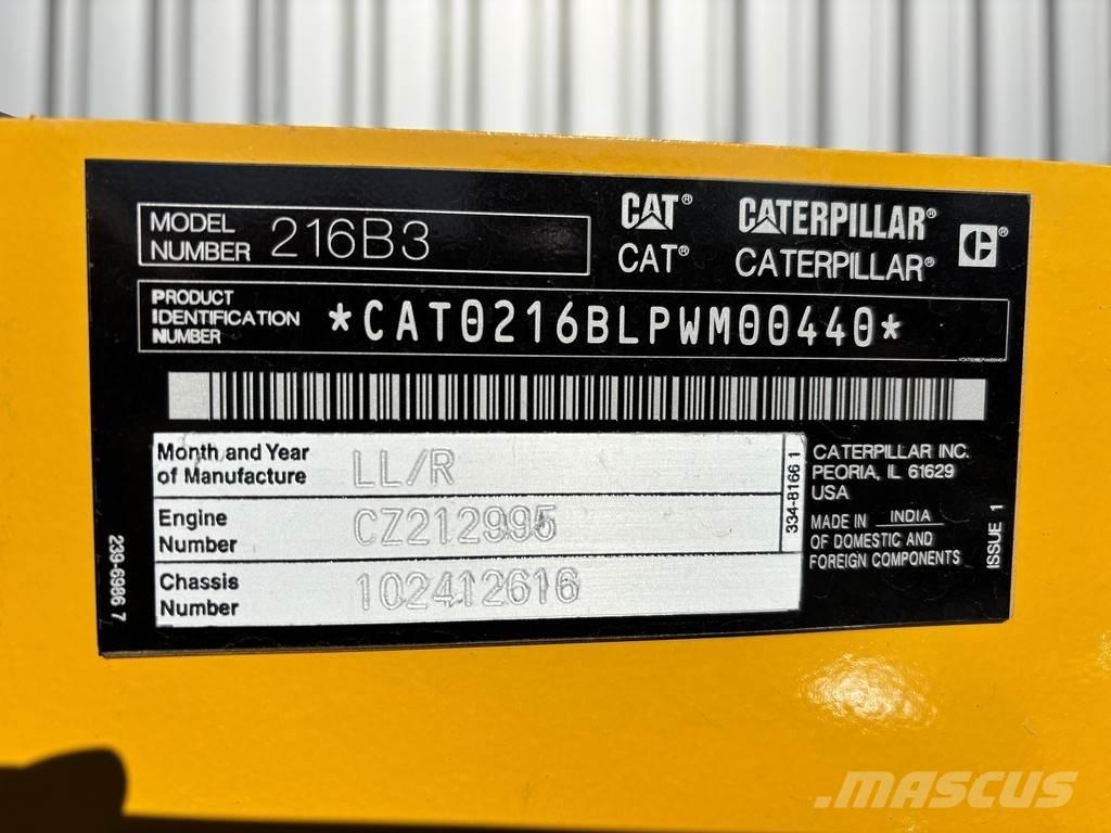 CAT 216B3 Φορτωτές με λάστιχα (Τροχοφόροι)