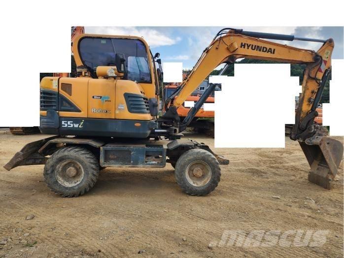 Hyundai Robex 55 W-3 Εκσκαφείς με τροχούς - λάστιχα