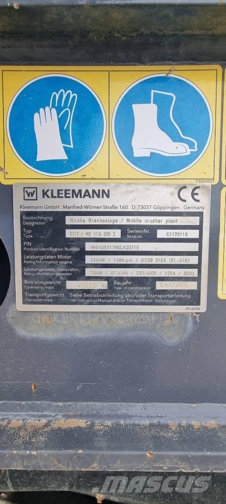 Kleemann MC110i Evo2 Σπαστήρες