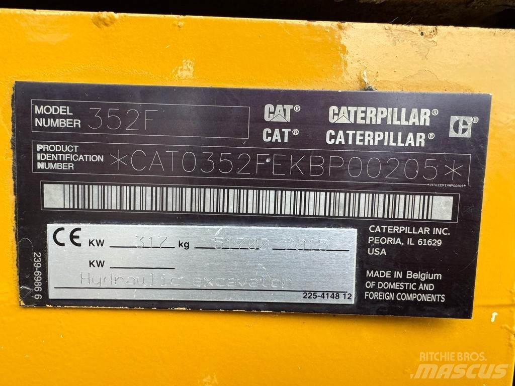 CAT 352F Εκσκαφείς με ερπύστριες
