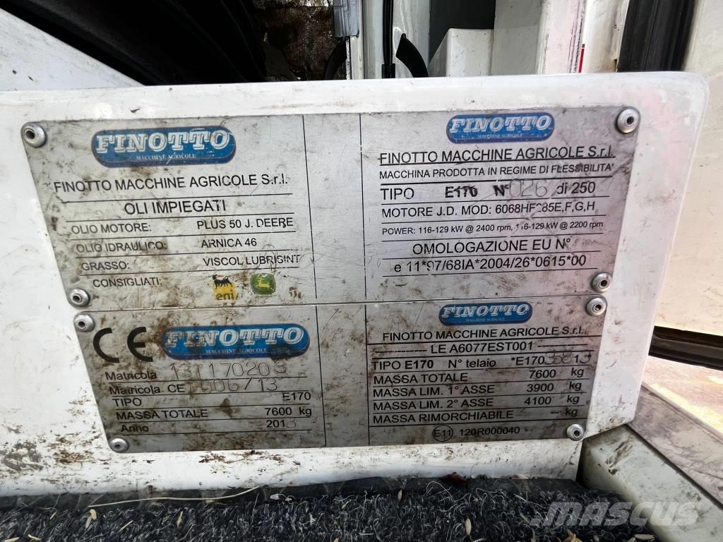  Finotto E170 Ψεκαστήρες λιπασμάτων
