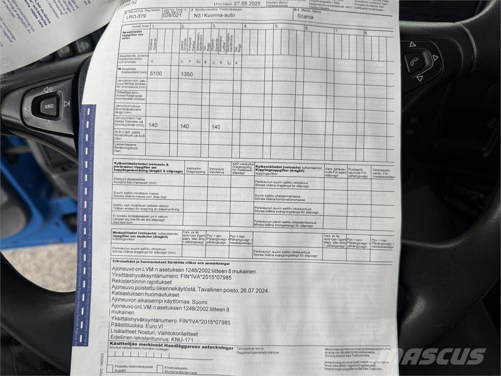 Scania P 410 6X2 Φορτηγά με Γερανό