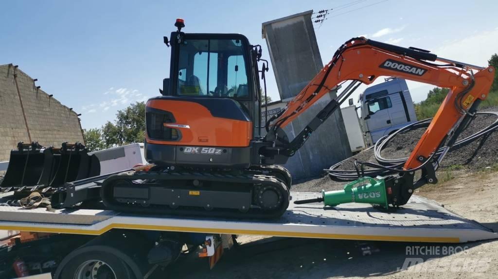 Doosan DX 50 Z Εκσκαφάκι (διαβολάκι) < 7t