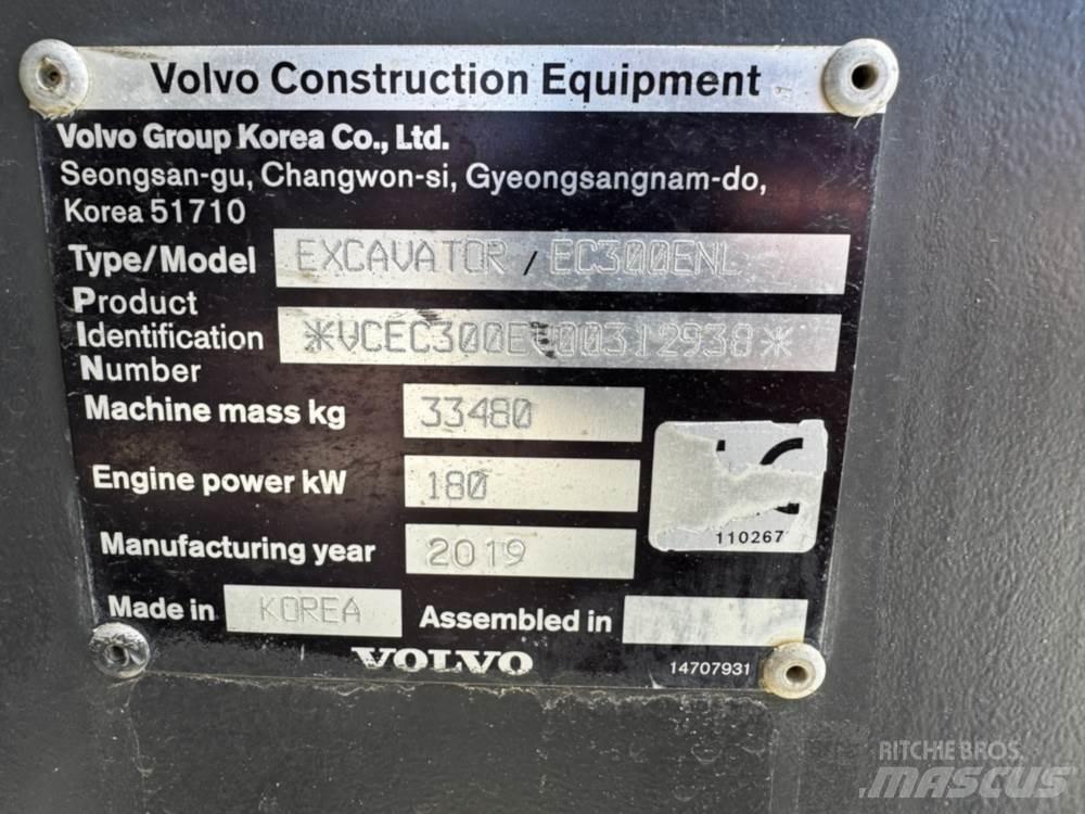 Volvo EC300ENL Εκσκαφείς με ερπύστριες