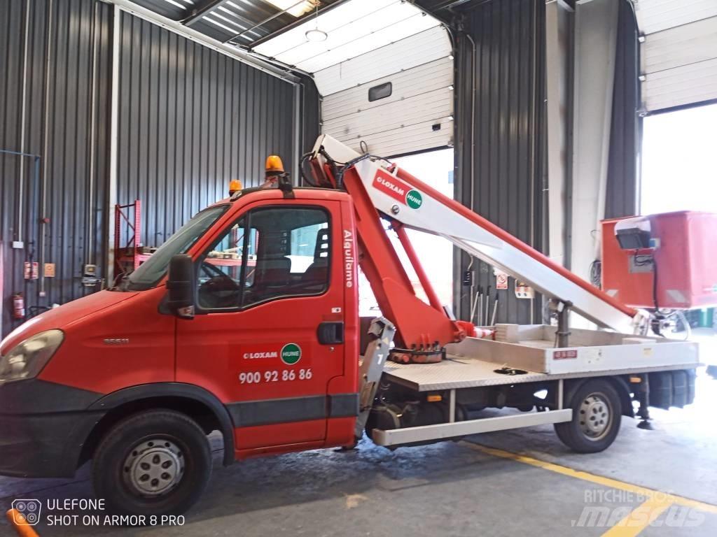 Multitel 160 Alu Εναέριες πλατφόρμες τοποθετημένες σε φορτηγό