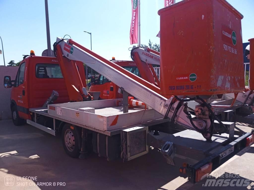 Multitel 160 Alu Εναέριες πλατφόρμες τοποθετημένες σε φορτηγό