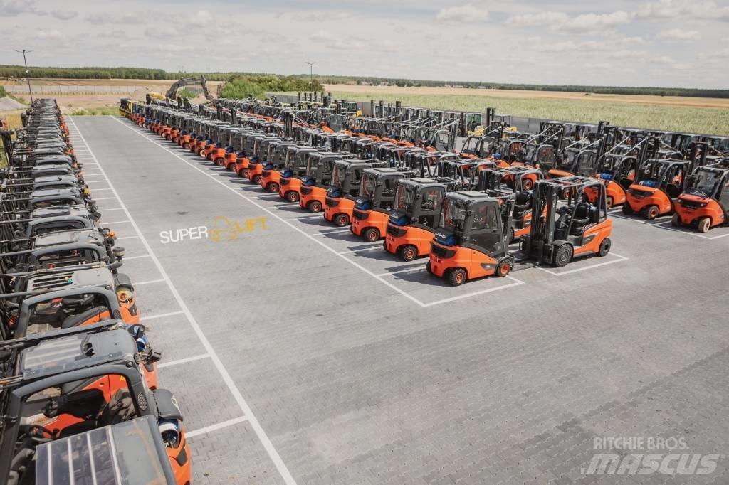 Linde H35T-02 Περονοφόρα ανυψωτικά κλαρκ με φυσικό αέριο LPG