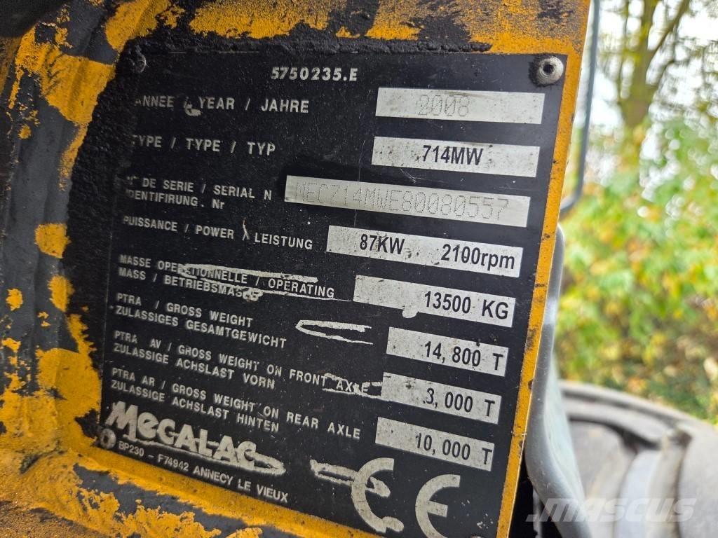 Mecalac 714 MW Εκσκαφείς με τροχούς - λάστιχα