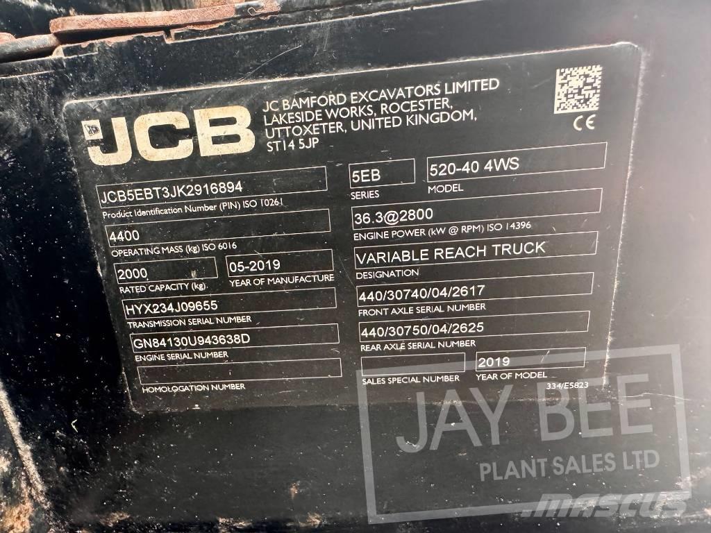 JCB 520-40 Τηλεσκοπικοί ανυψωτές