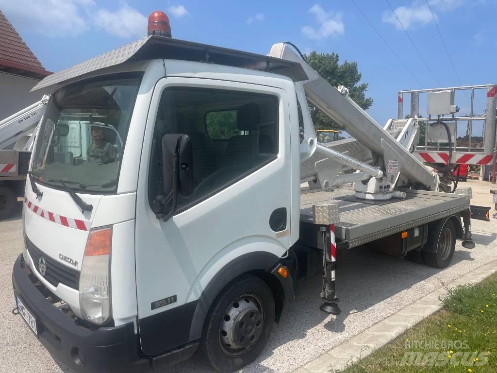 Nissan Cabstar Εναέριες πλατφόρμες τοποθετημένες σε φορτηγό