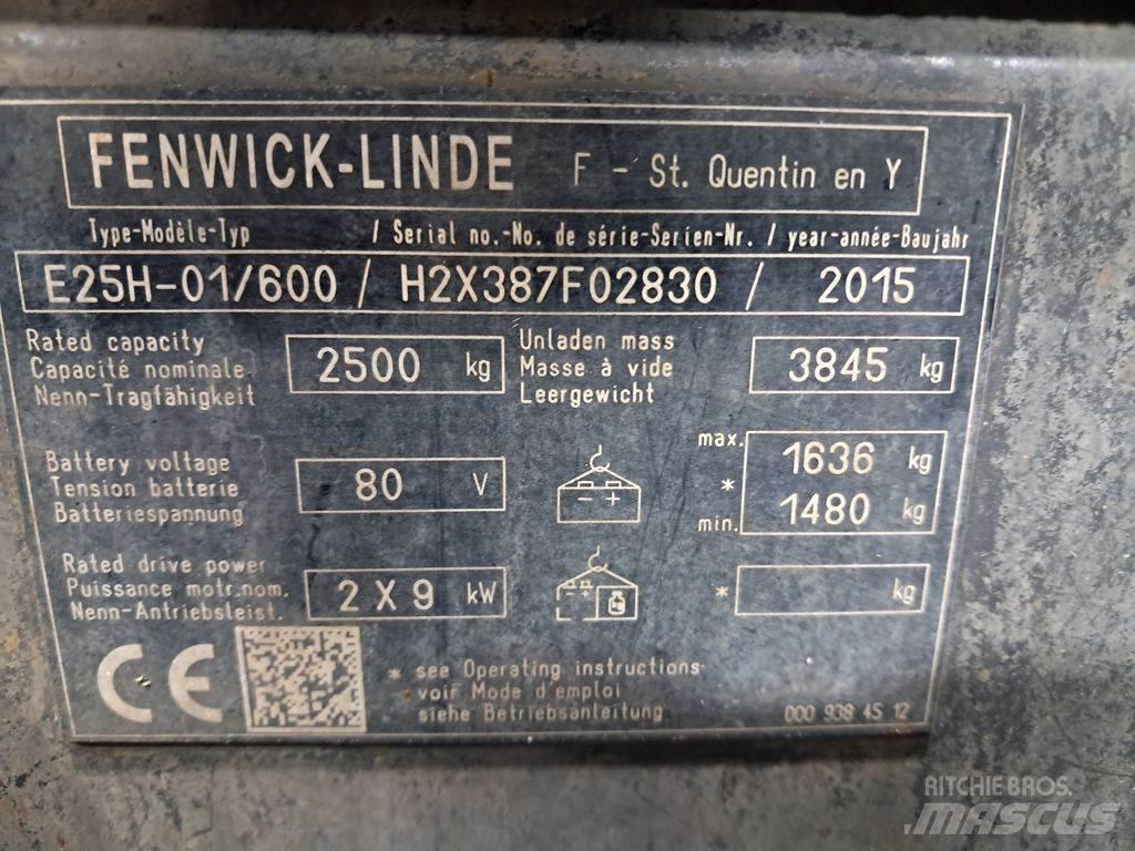 Linde E25H-01/600 Ηλεκτρικά περονοφόρα ανυψωτικά κλαρκ