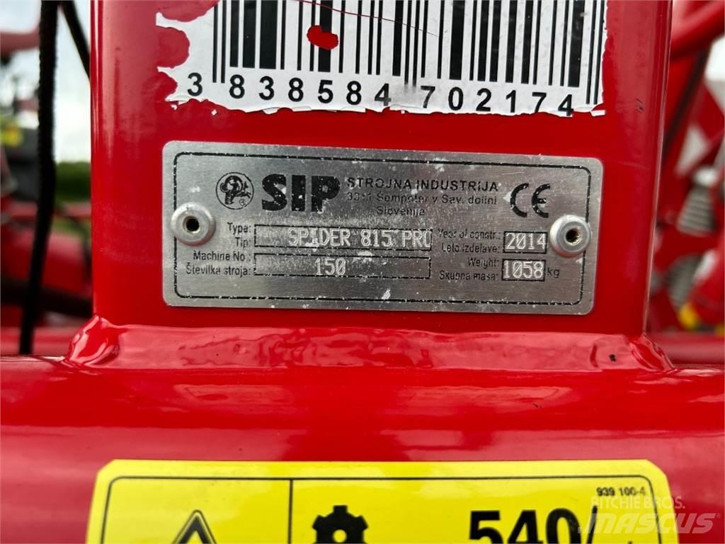 SIP Spider 815 PRO Τσουγκράνες και χορτοξηραντικές μηχανές
