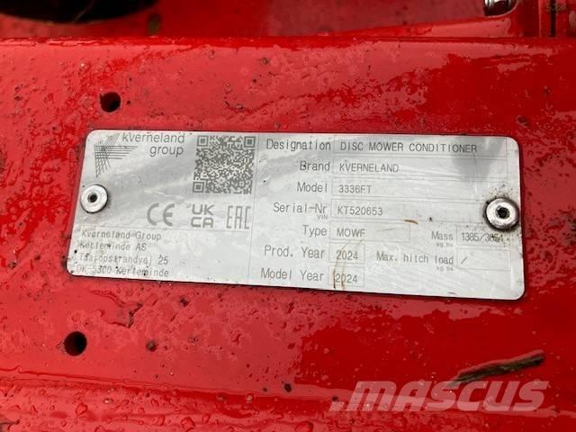 Kverneland 3336 FT Χορτοκοπτικά-διαμορφωτές