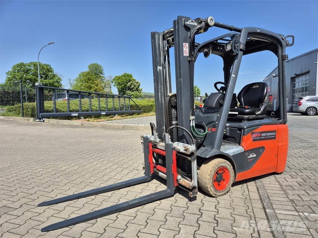 Linde E16C-02 Ηλεκτρικά περονοφόρα ανυψωτικά κλαρκ