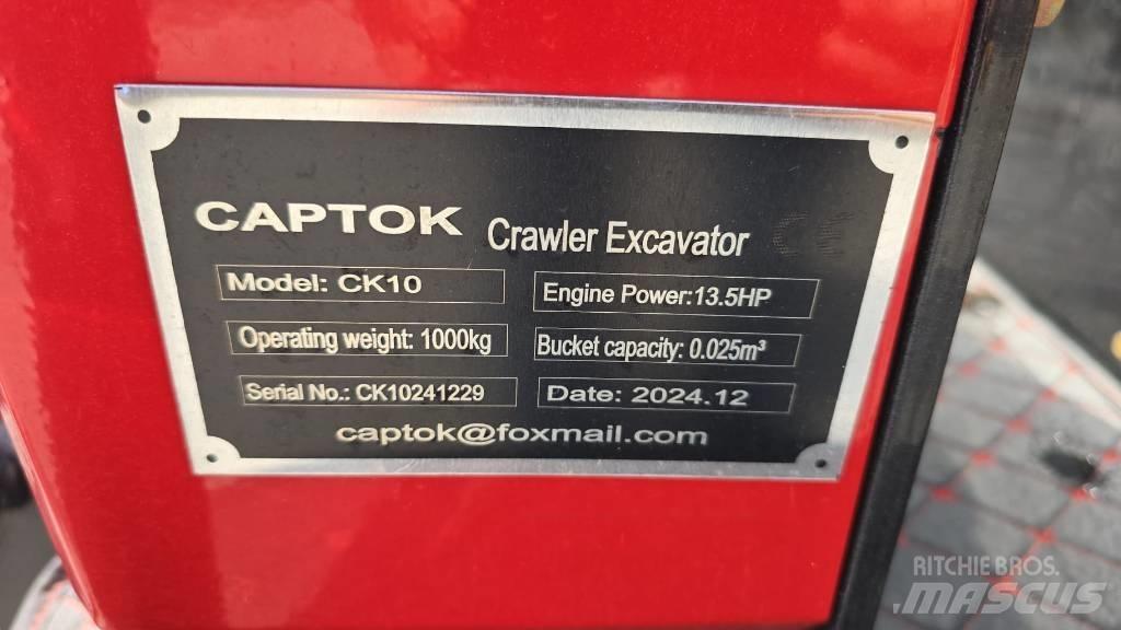 Captok CK10 Εκσκαφάκι (διαβολάκι) < 7t