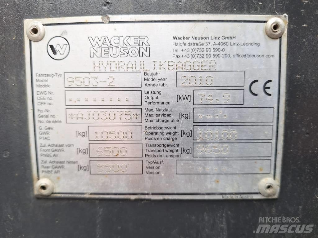 Wacker Neuson 9503-2 Εκσκαφείς με τροχούς - λάστιχα