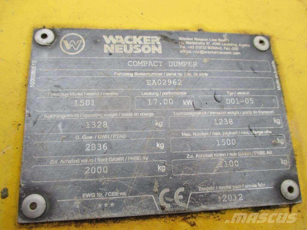 Wacker Neuson 1501 Dumpers εργοταξίου