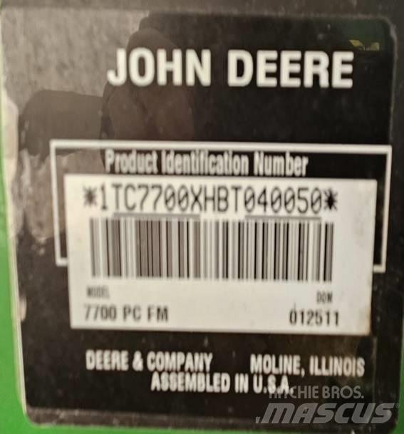 John Deere 7700 Χορτοκοπτικά διαύλων