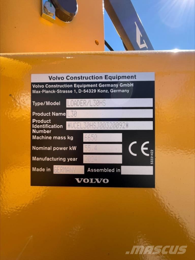 Volvo L30HS Φορτωτές με λάστιχα (Τροχοφόροι)