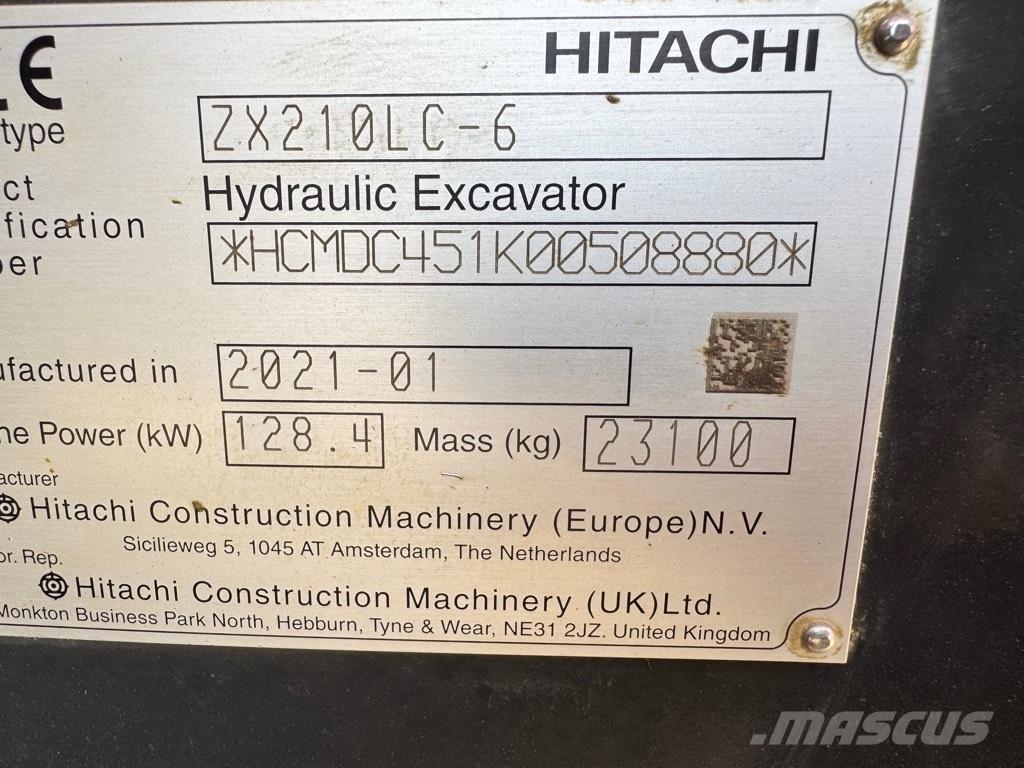 Hitachi ZX 210 LC-6 Εκσκαφείς με ερπύστριες