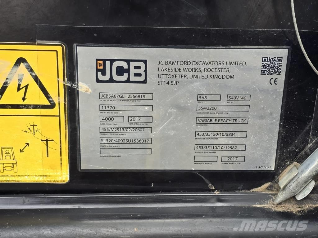 JCB 540-140 Τηλεσκοπικοί ανυψωτές