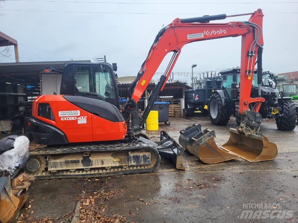Kubota KX 080-4 Εκσκαφάκι (διαβολάκι) < 7t