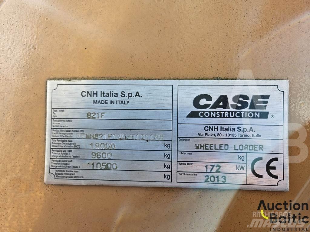 CASE 821 F Φορτωτές με λάστιχα (Τροχοφόροι)