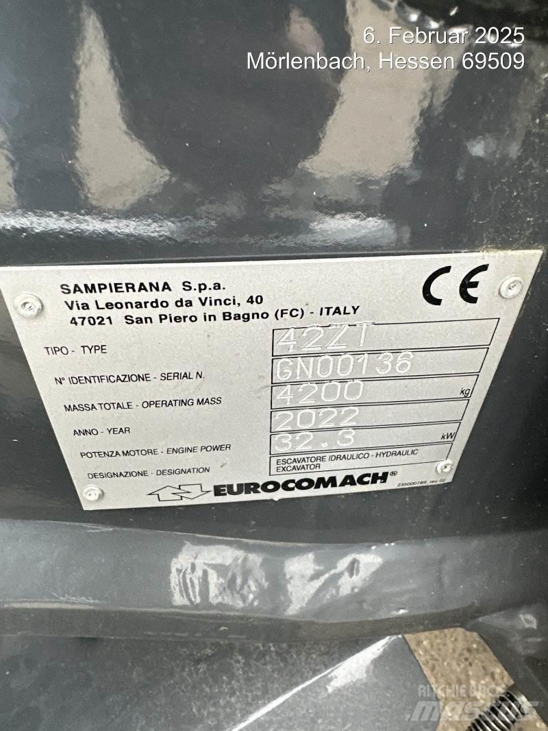 Eurocomach 42ZT Εκσκαφάκι (διαβολάκι) < 7t