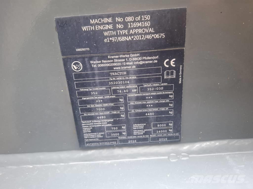 Kramer 8105 Φορτωτές με λάστιχα (Τροχοφόροι)