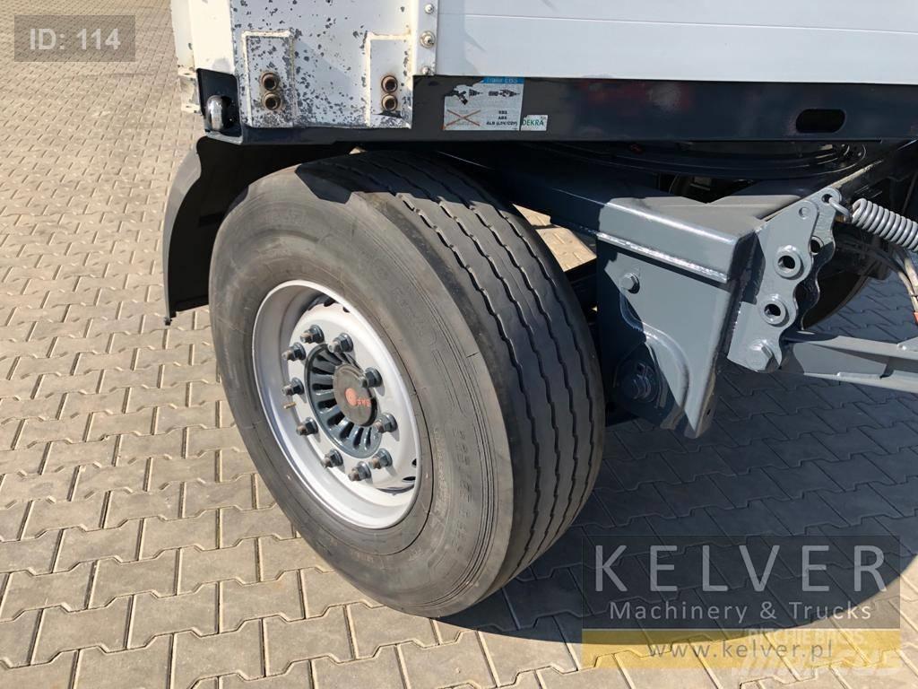 Fliegl ZPS 180 Επίπεδες/πλευρικώς ανοιγόμενες ρυμούλκες