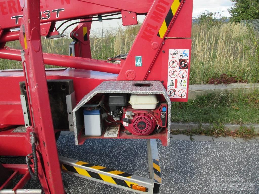 Europelift TM13T Εναέριες πλατφόρμες τοποθετημένες σε ρυμούλκα